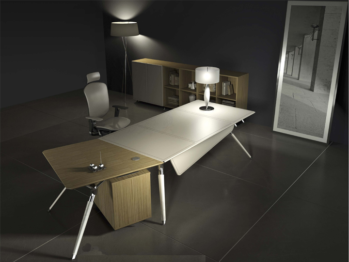 Oriental Huaao furniture supervisor office Shenzhen Guangdong office furniture office furniture leather desk plate office desk office furniture